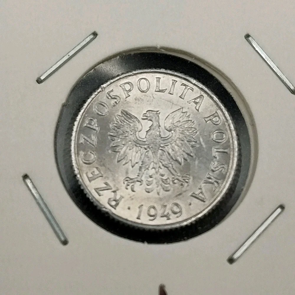 1949 Poland 1 Grosz Coin Collectable Used-Great Condition VTG SEE BR1.1GA-4030